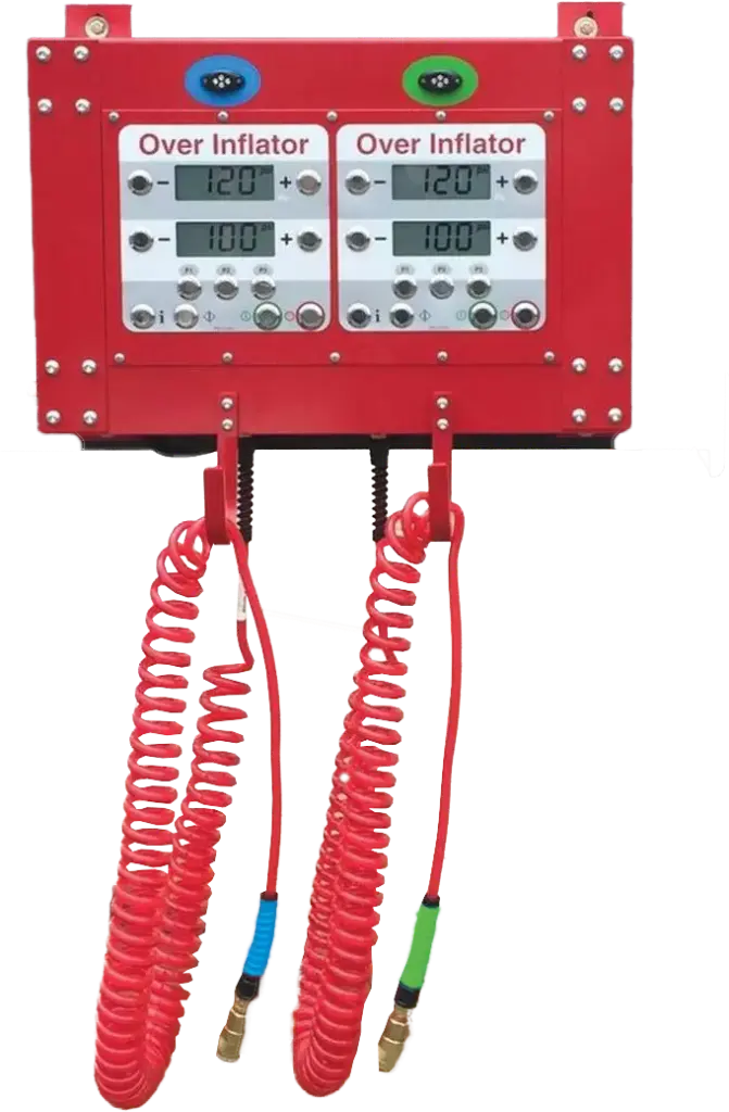 Dual Screen Tire Inflation System